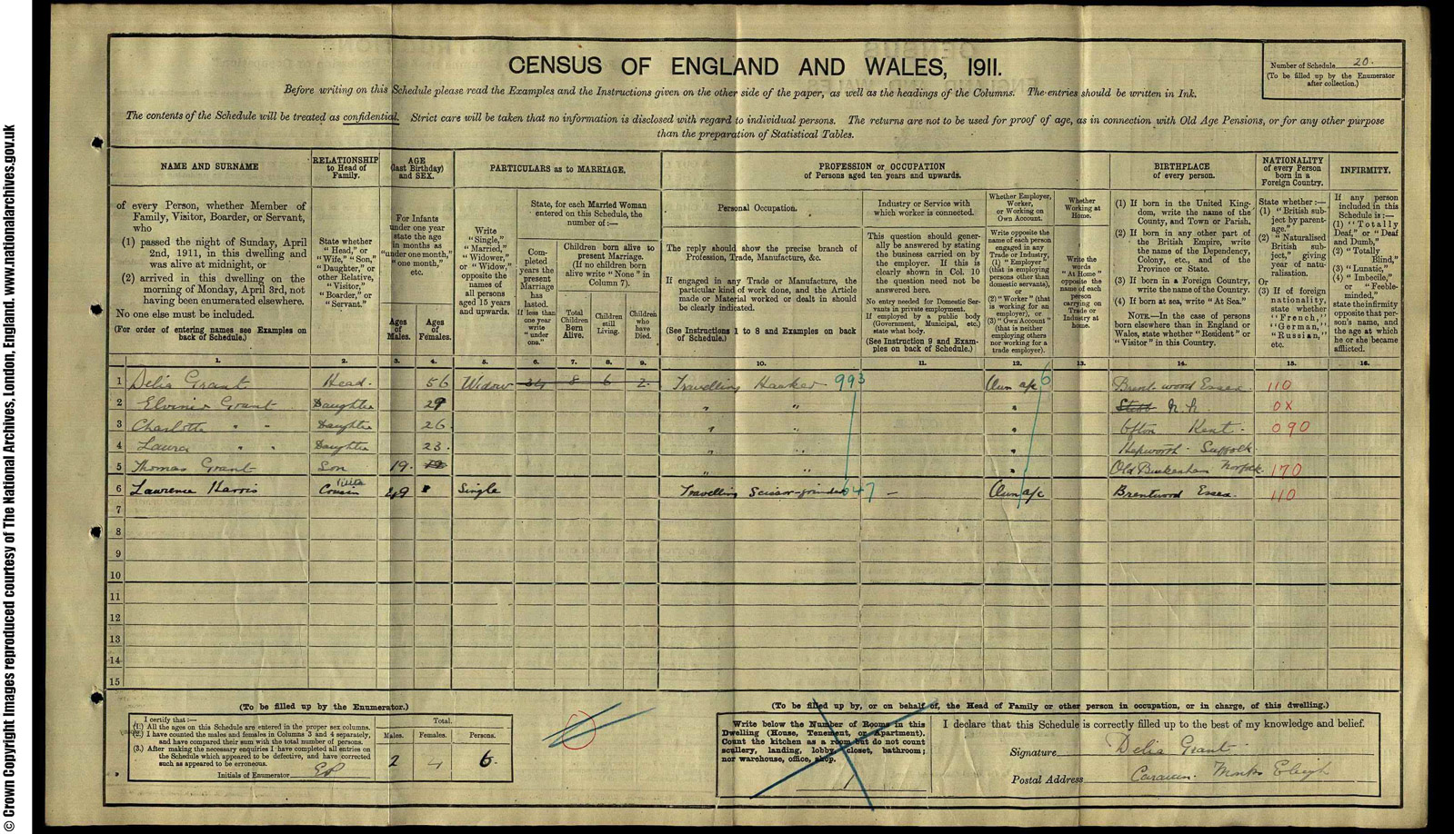 20 Grant, Delia, Caravan