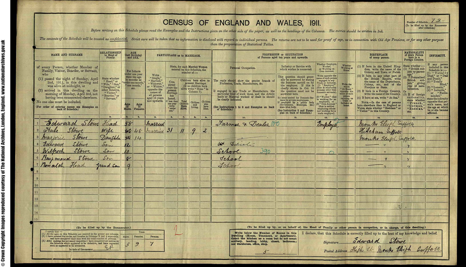 72 Stowe, Edward High Street