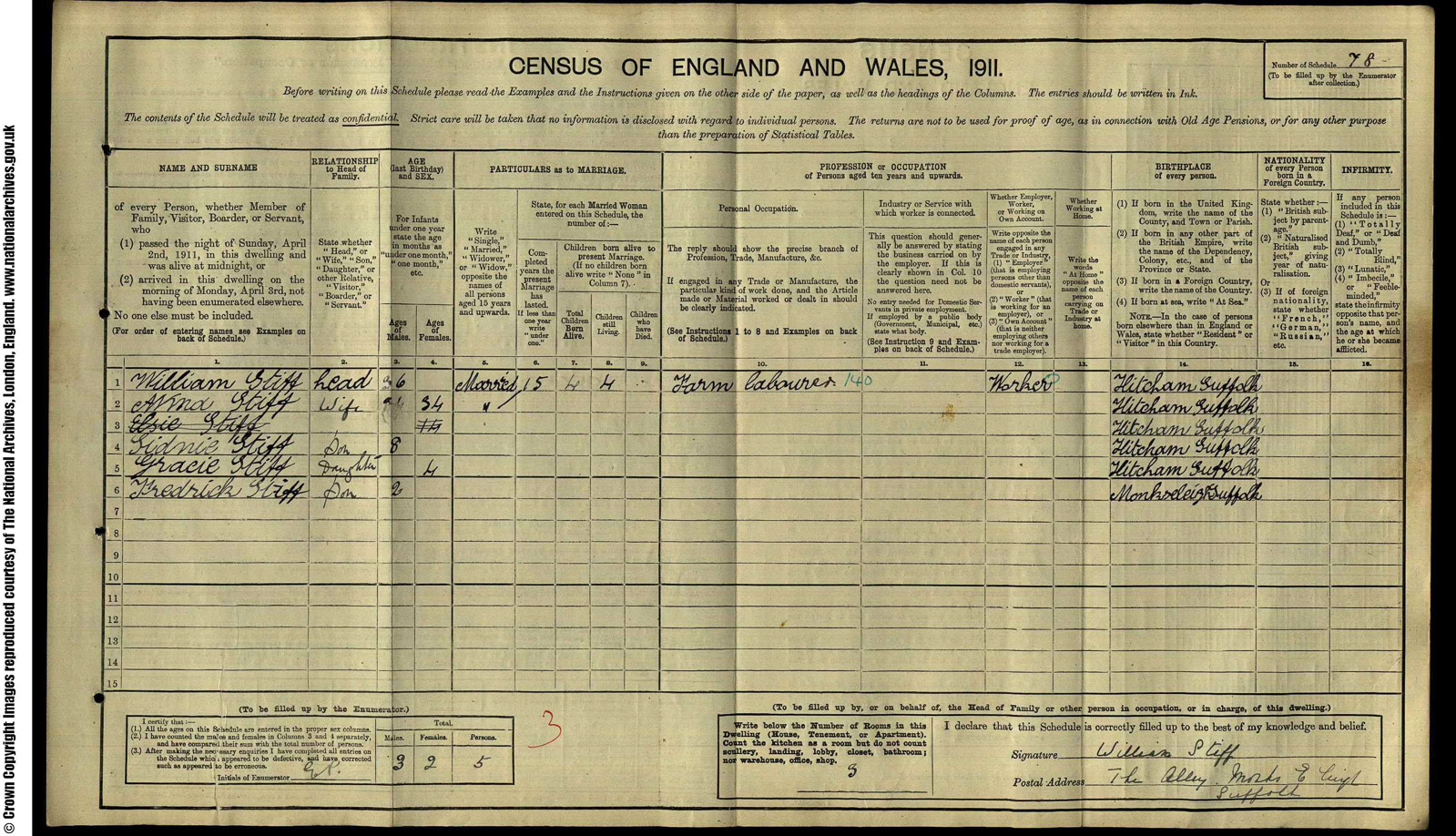 78 Stiff, William The Alley